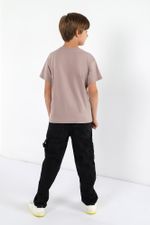 Фуфайка (футболка) для мальчика Кэш-2 Виотекс БЕЖЕВЫЙ