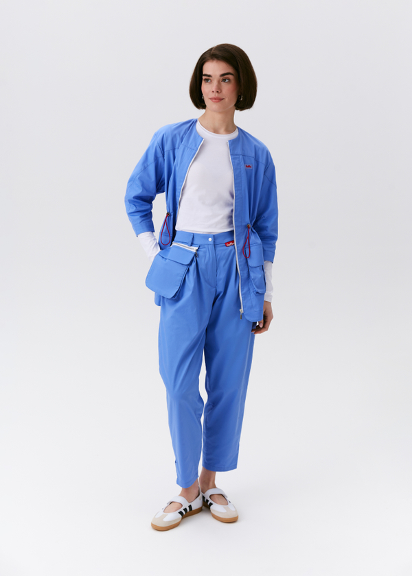 Брюки медицинские женские Волюмэ, эйр блю хлопок