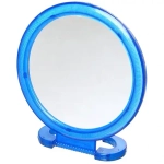 Зеркало настольное в пластиковой оправе «Удобное» круг, подвесное d-19,5см (Стикер на минивложение)