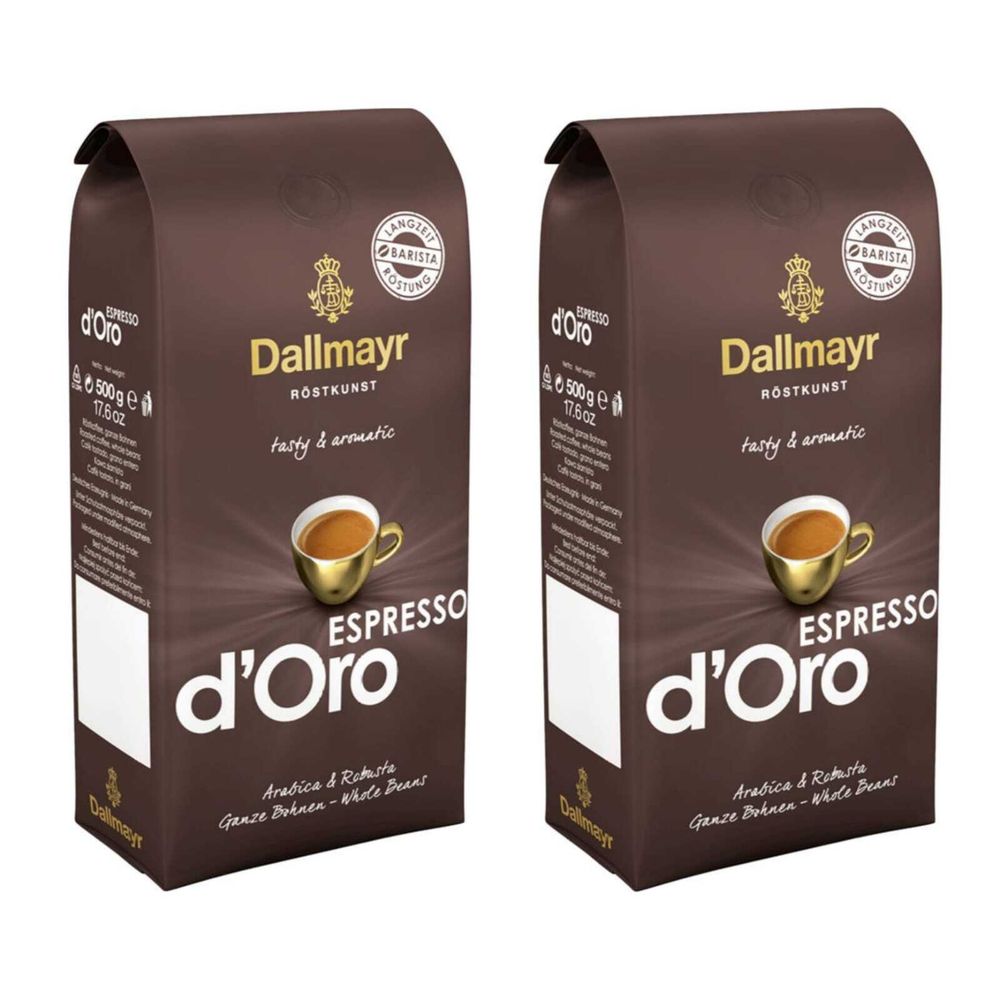 Кофе в зернах Dallmayr Espresso d&#39;Oro 500 г, 2 шт
