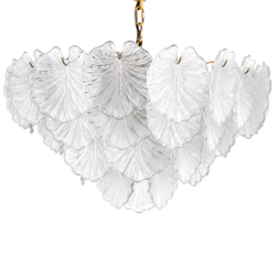 799122 Люстра RETRO 12х8W (led) E14 ЗОЛОТО/ПРОЗРАЧНЫЙ