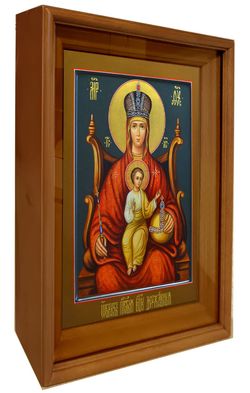 Державная Богородица. Рукописная икона.