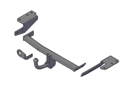 Фаркоп Haval H6 c 2019 г. (требуется доп. сверление в кузове) (для партии ТСУ, выпущенной с 02.2020г. (без электрики) (Трейлер)