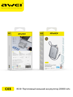 AWEI C03 Пауэрбанк 2000 мА·ч