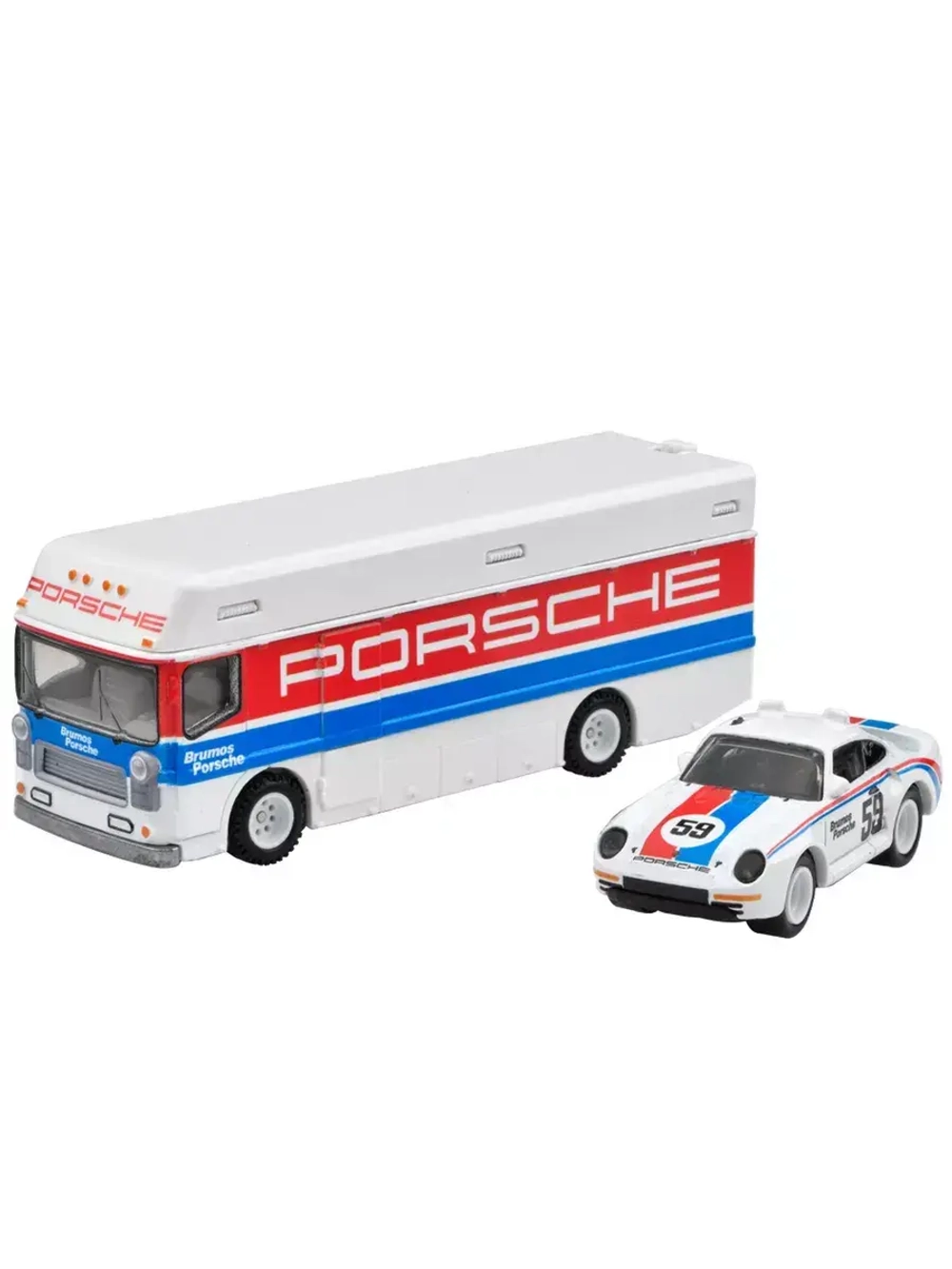 Набор Хот Вилс Premium Porsche 959 1986 и Euro Hauler HKF47
