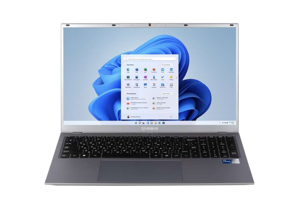 Ноутбук IRBIS 17NBP4504 17.3" FHD (1920x1080) IPS 300cd AG, Core i5-1235U, 8Gb, 256Gb SSD, Win11Pro