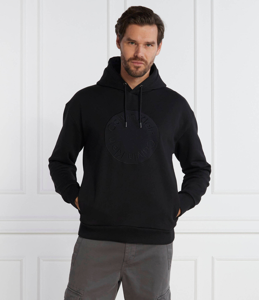 Худи EMBROIDERED EMBLEM Calvin Klein - черный(K10K111810)