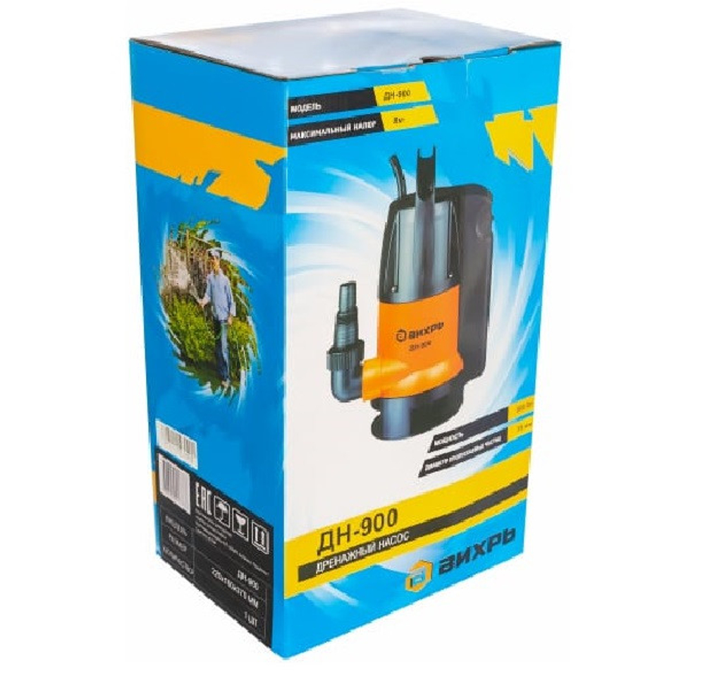Дренажный насос Вихрь ДН-900