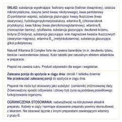 Диетическая добавка Naturell Vitamin B Complex Forte, 40 таблеток