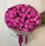 Букет из  15 шт кустовой пионовидной розы премиум