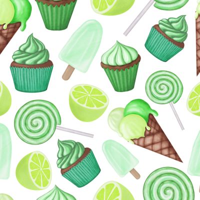 Сладости и вкусняшки с лаймом