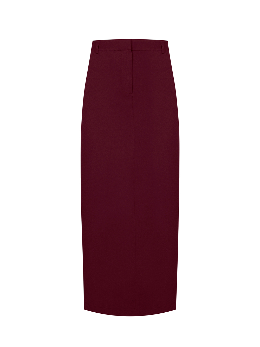 Юбка макси из костюмной ткани