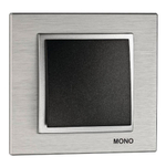 Выключатель 1-кл MONO ELECTRIC графит 500-002025-100