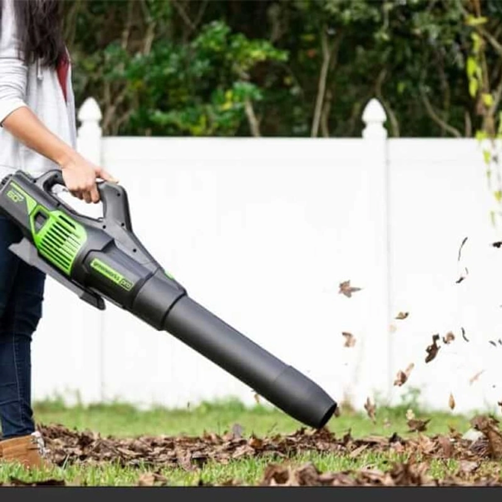 Greenworks GD60ABK4 60В воздуходувка аккумуляторная (1 x 4 Ач, ЗУ) 58 м/с 2405607UB