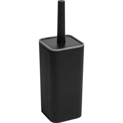 Набор для WC РИФ (черный/серебро)