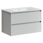 Тумба с раковиной Sancos Cento, 79 см., эмаль белый, CN80W