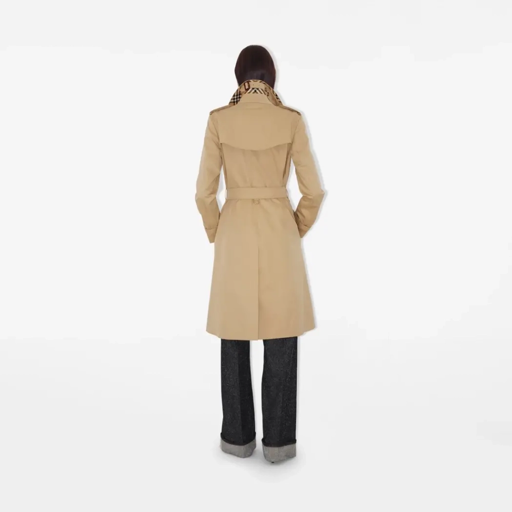 Длинный тренч Chelsea Heritage с подкладкой Burberry Check