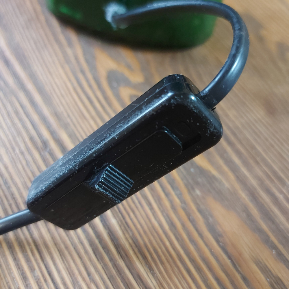 Лампа настольная "Бехеровка классическая", ручная работа, E14, 50Вт, 160см шнур