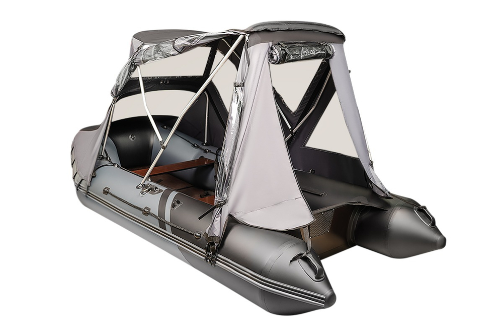 Тент трансформер КОМБИ Броня 340 СК (графит/черный)