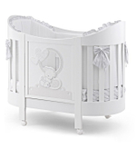 Детская кроватка Italbaby Love Oval белый