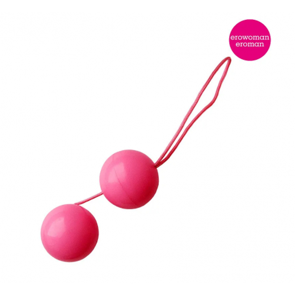 ШАРИКИ ВАГИНАЛЬНЫЕ "BALLS" розовые D 35 мм