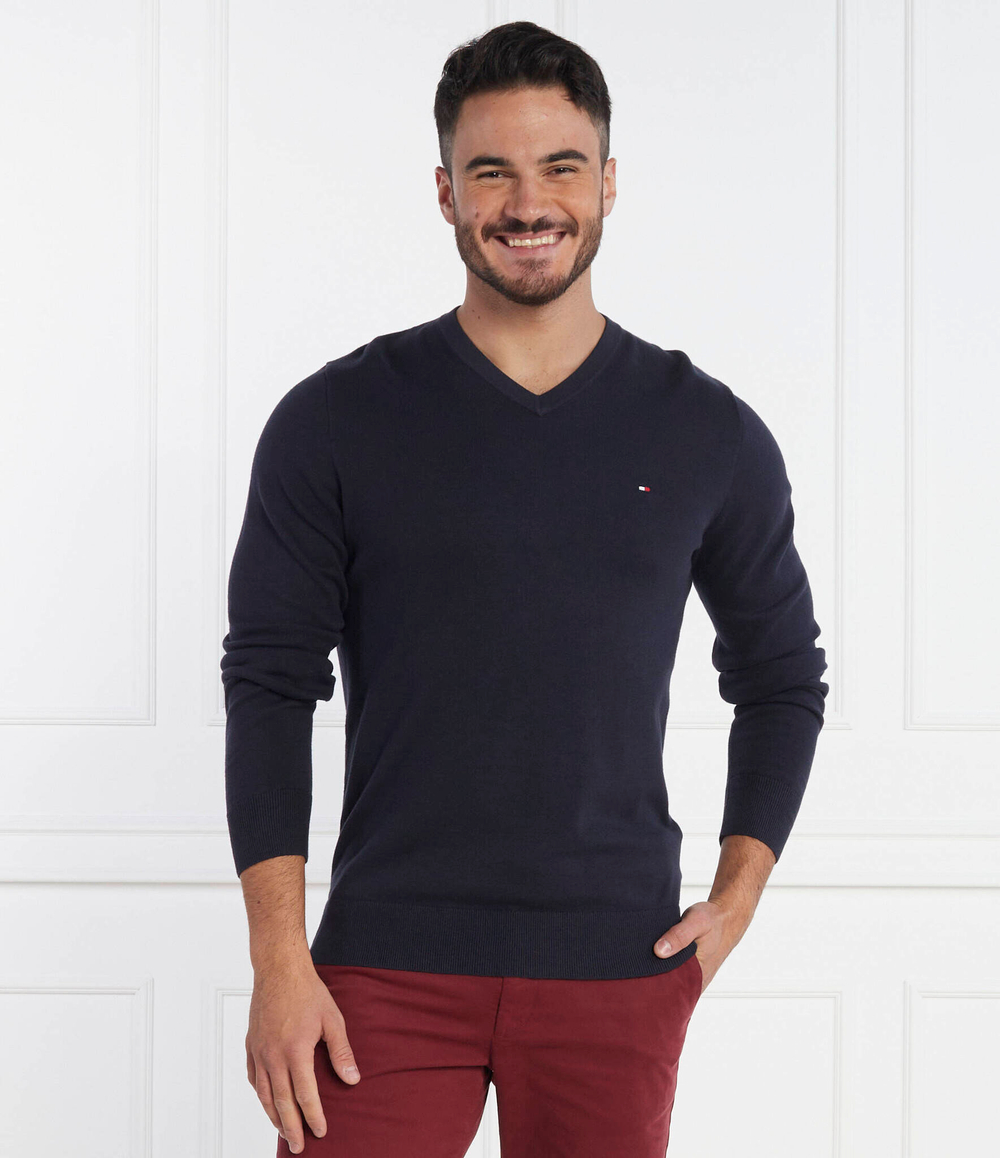 Свитер Tommy Hilfiger - темно-синий(MW0MW32022)