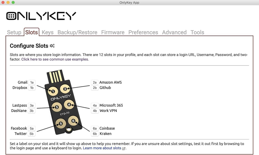 OnlyKey — Комбинированный ключ безопасности и аппаратный менеджер паролей FIDO2/U2F аутентификация + шифрование + управление паролями