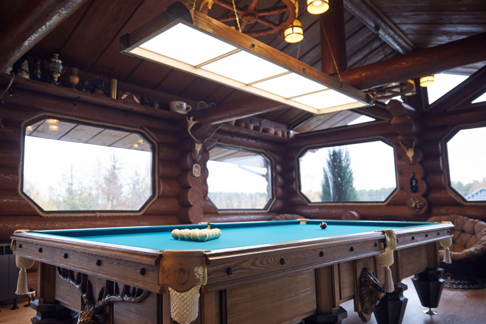 Лампа "Evolution Охота" 4 секции - сосна