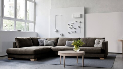 Угловой диван Плимут (большой) Strong 06 300*221*95 см,   Тик так Фиеста