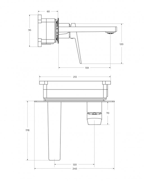 Смеситель для раковины BelBagno Adente ARDENTE-BLVM-CRM-W0 хром глянцевый