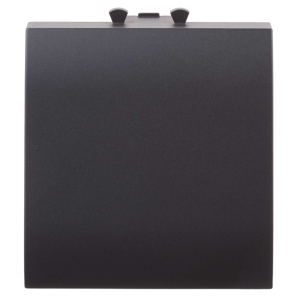 Вывод кабеля модульный "Avanti", "Черный матовый", 2 модуля