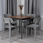 Стул JOLLY (mod. XRB-096-B2)  пластик, серый (grey), 46 х 50,5 х 78 см