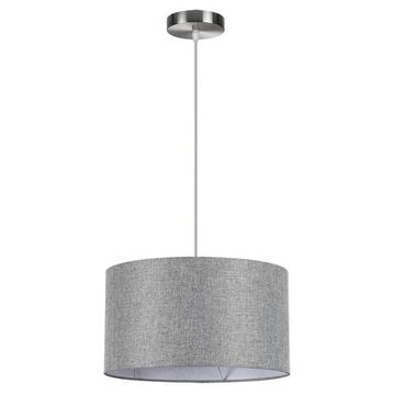 8251/2 MODERNI LN25 000  никель/серый, металл/текстиль Подвес Е27 2*60W 220V NIKKI