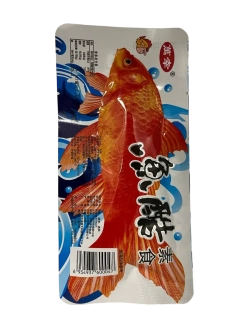 Китайские соевые снеки в форме рыбок ,острые(30шт по 20гр)