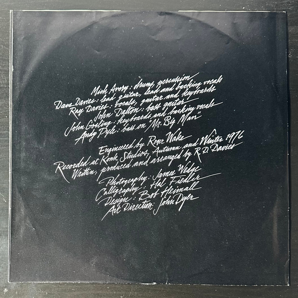 The Kinks ‎– Sleepwalker (США 1977г.)