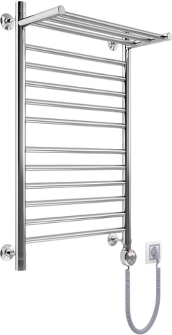 Эл.Полотенцесушитель В10  Р100*50 (с полкой), левый Тэн