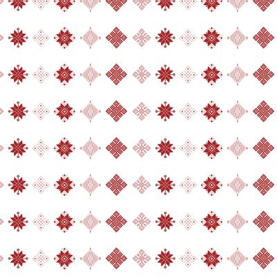Белорусский орнамент. Народный красно-белый узор