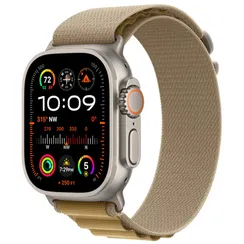 Часы Apple Watch Ultra 2 (2024) GPS + Cellular 49mm, Natural Titanium Case, Alpine Loop (Tan) M