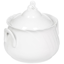 Супник керам, 2.2 л, кругл, Голубка Белая, 6С0165Ф34