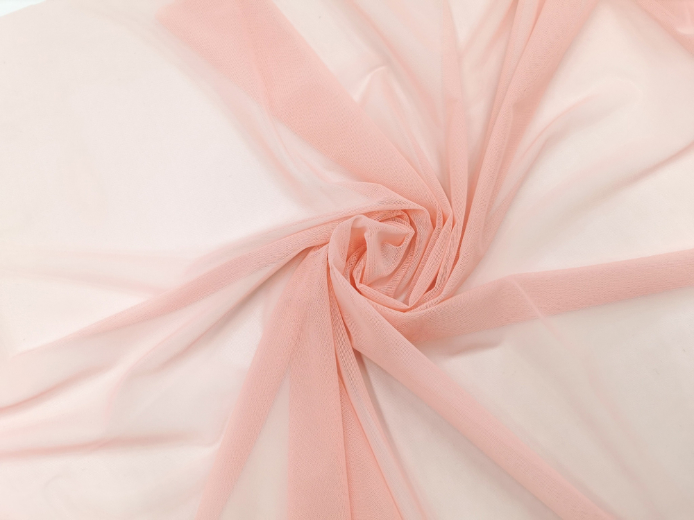 Эластичная сетка, (эффект голого тела), розовая пудра, Lauma, (Арт: ESGP-008)