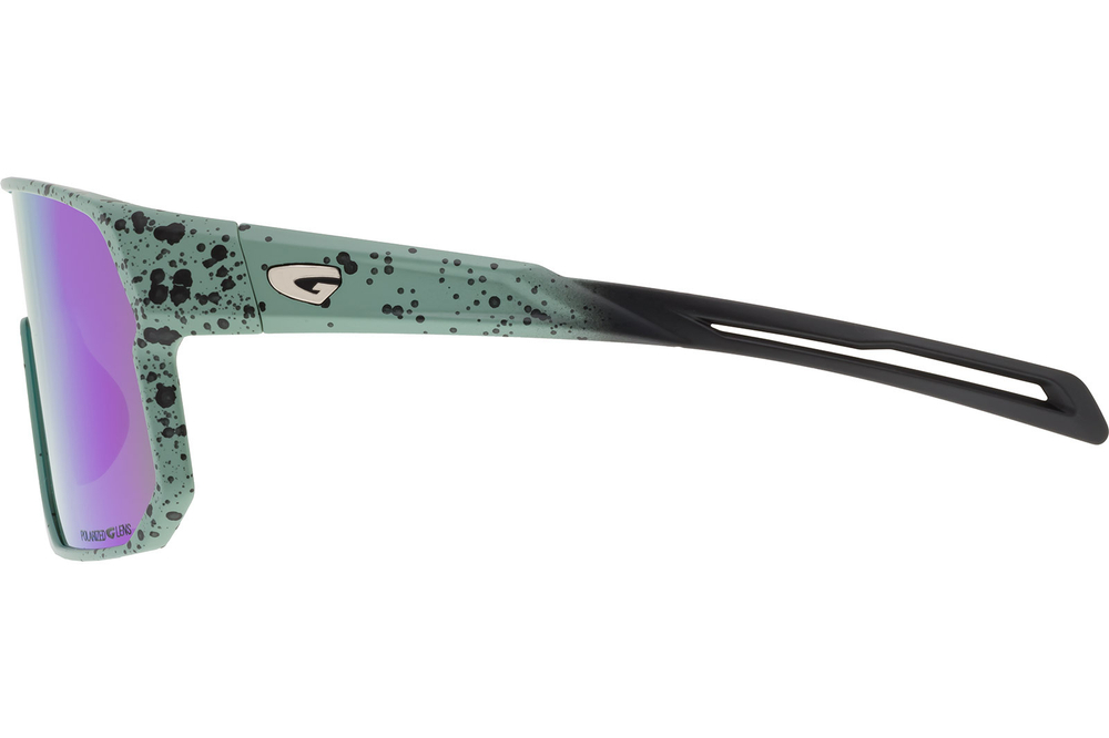 Спортивные очки GOG Vidar / Matt Green-Black / Polarized White-Blue Lens