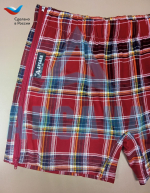 Трусы ортопедические "Семейные" (без ластовицы) с боковыми молниями. Размер 3XL (54-56). Цвет КРАСНЫЙ, КЛЕТКА