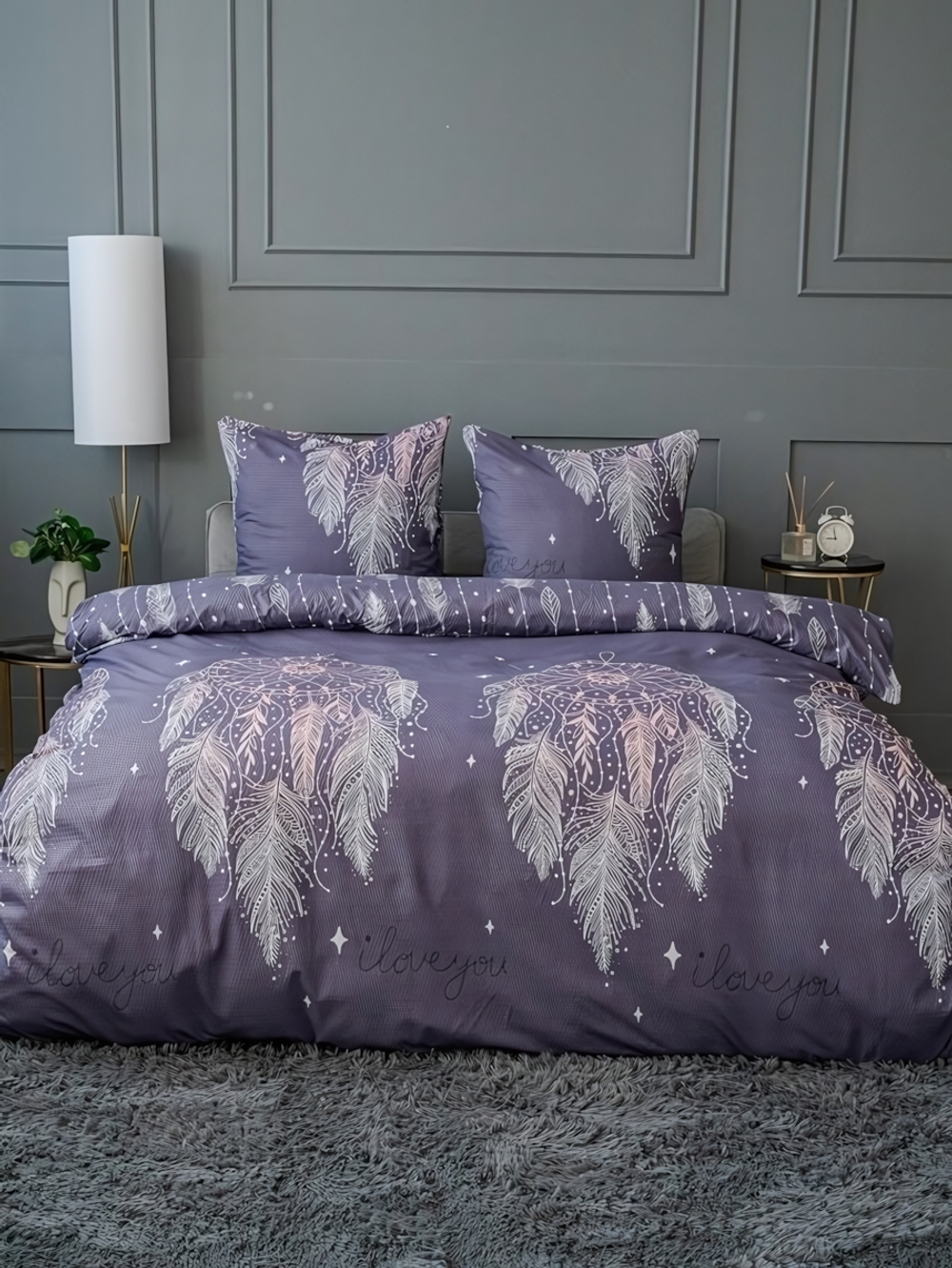 Постельное белье 2,0 креп Павлина Жанет Ловец снов 8298-03