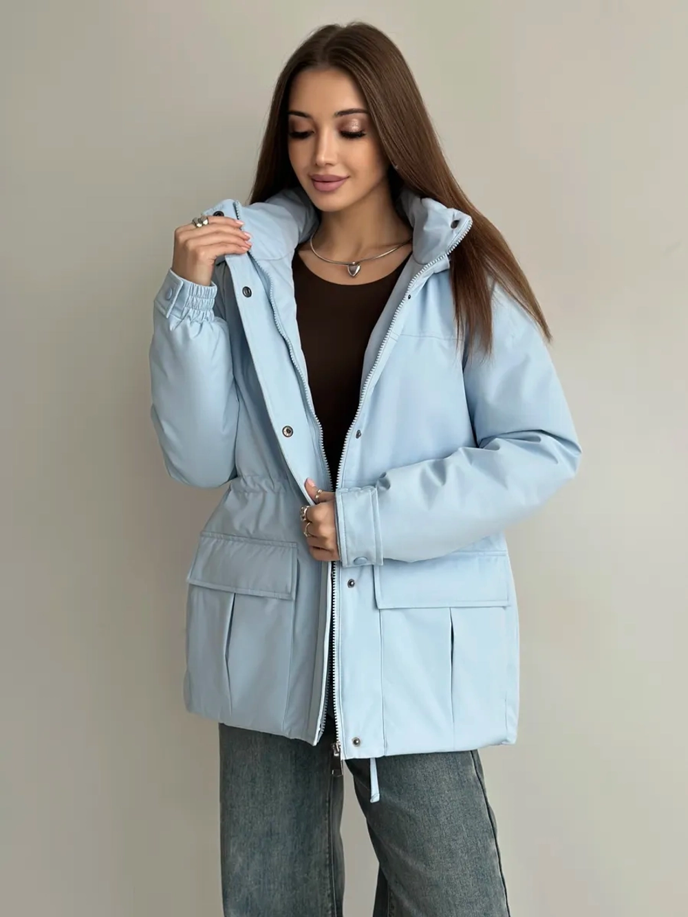 Куртка демисезонная с капюшоном