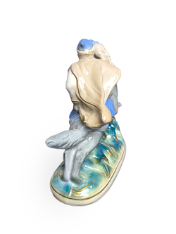 Статуэтка "Иван-царевич и Елена Прекрасная на сером волке"