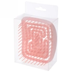 Расческа массажная компактная «Сosmo style», цвет розовый, 9*8,см , в пластиковой коробке
