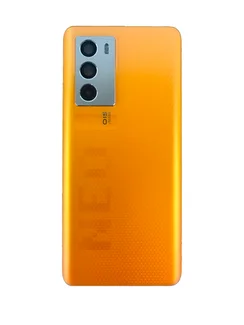 Задняя крышка для  Iqoo Neo 5S оранжевая (Orange) со стеклом камеры