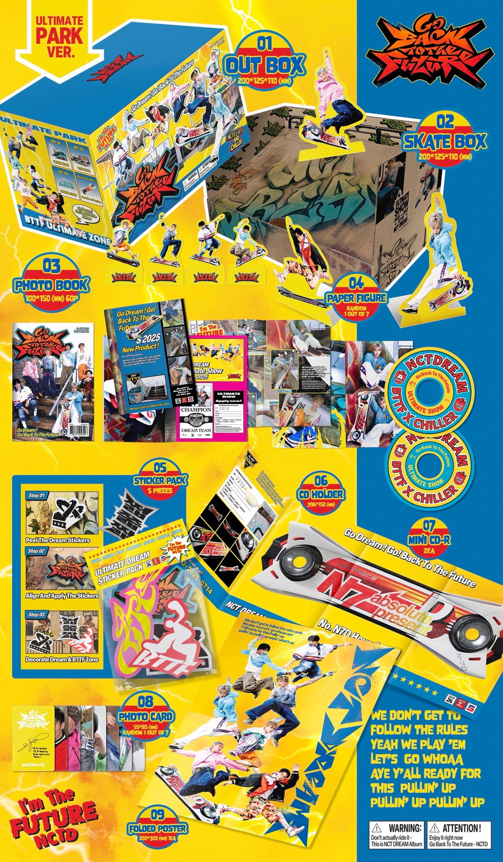 Альбом NCT DREAM - Go Back To The Future (Ultimate Park Ver.)