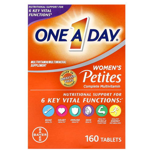 One-A-Day, комплексные мультивитамины для женщин, миникапсулы, 160 штук