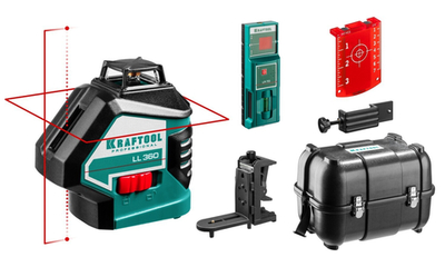 KRAFTOOL LL360 #4, лазерный нивелир (34645-4)